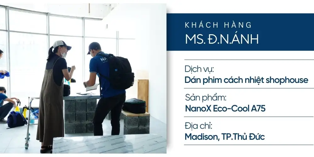 Chị Ánh (Khách Hàng Dán Nhà Kính)