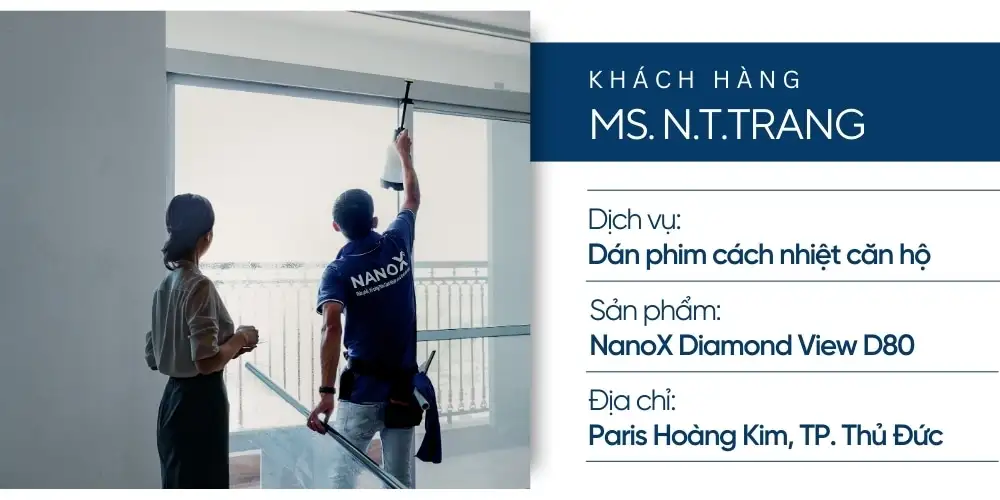 Chị Trang (Khách Hàng Dán Nhà Kính)