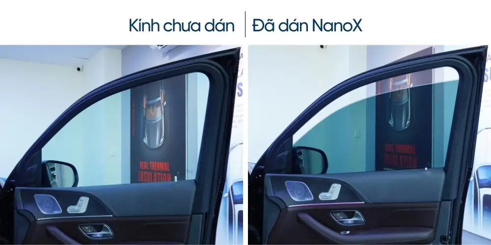 Dán phim cách nhiệt kính sườn